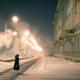 In the thick of winter, when temperatures drop below -40 °C (-40 ºF), steam rises from underground, blanketing the city in a thick fog.